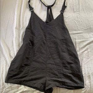 Grey Free People Shorteralls